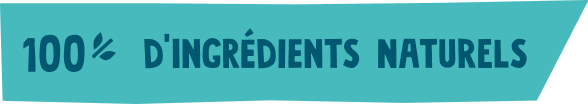 100% natural ingredients